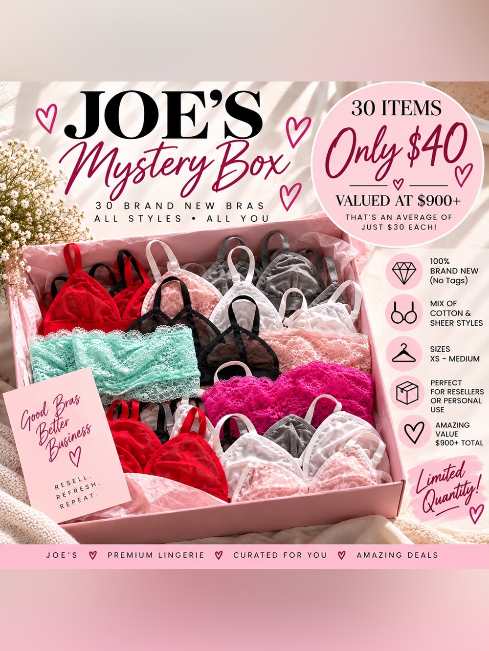 JOE’S MYSTERY BOX — INVENTORY CLEAROUT 💕